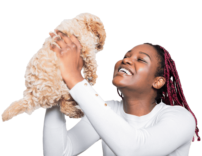 Girl and Dog